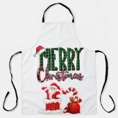 Merry Christmas by Santa - Apron Schürze (Vorderseite)