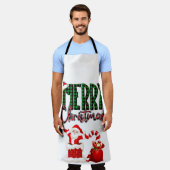 Merry Christmas by Santa - Apron Schürze (Getragen)