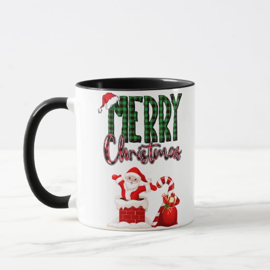 Merry Christmas by Santa - Mug Tasse (Links)