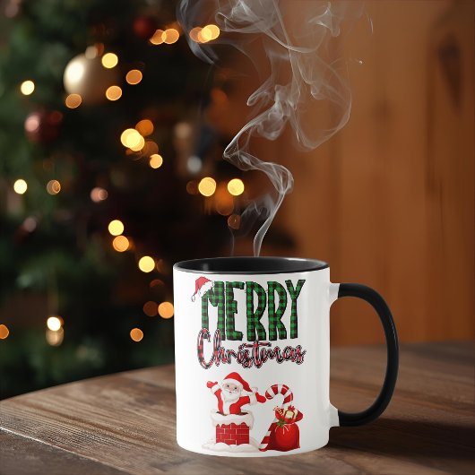 Merry Christmas by Santa - Mug Tasse