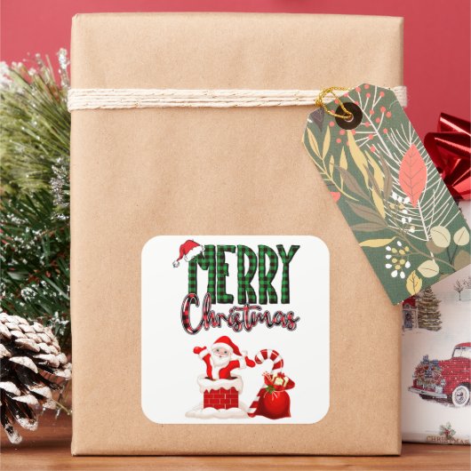 Merry Christmas by Santa - Stickers (Feiertag)
