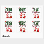 Merry Christmas by Santa - Stickers (Blatt)