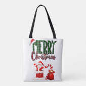 Merry Christmas by Santa - Tote Tasche (Rückseite)