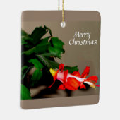 Merry Christmas Cactus Keramikornament (Rechts)