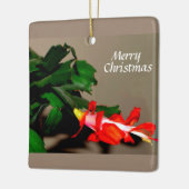 Merry Christmas Cactus Keramikornament (Links)