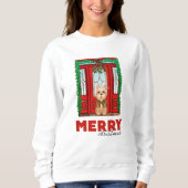 Merry Christmas Cairn Terrier Sweatshirt (Vorderseite)