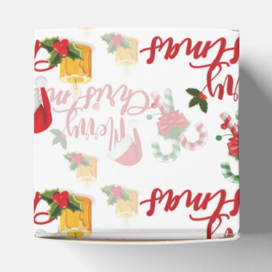 Merry Christmas Calligraphy Script Geschenkschachtel (Oben)