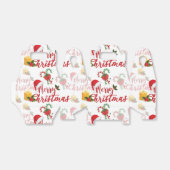 Merry Christmas Calligraphy Script Geschenkschachtel (Ungefaltet)