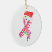 MERRY CHRISTMAS CANCER KERAMIK ORNAMENT (Rechts)