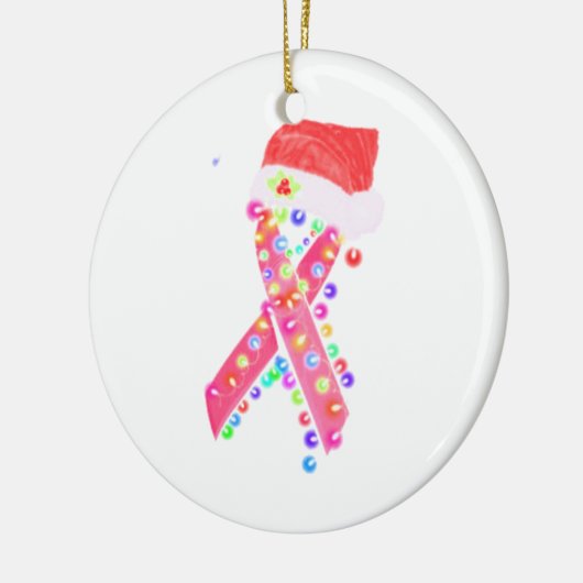 MERRY CHRISTMAS CANCER KERAMIK ORNAMENT (Links)