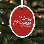 Merry Christmas Candy Cane 6-7 Meme Funny Ornament Aus Metall