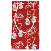 Merry Christmas Candy Cane 6-7 Meme Pattern Kleine Geschenktüte (Vorderseite)