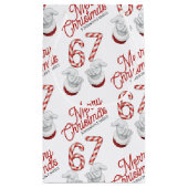 Merry Christmas Candy Cane 6-7 Meme Pattern Kleine Geschenktüte (Rückseite)