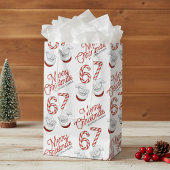 Merry Christmas Candy Cane 6-7 Meme Pattern Kleine Geschenktüte