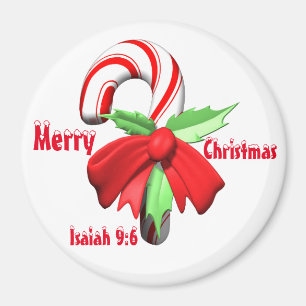 Merry Christmas Candy Cane anpassen Magnet
