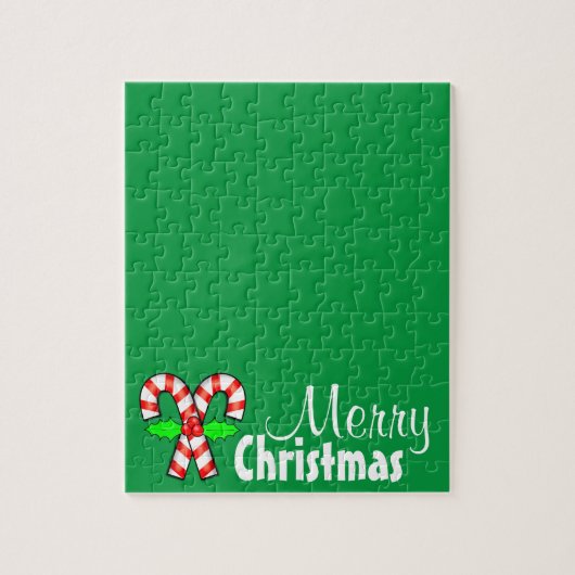 Merry Christmas Candy Cane Frustration Puzzle (Vertikal)
