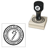 Merry Christmas Candy Cane Gummistempel (Stempel)