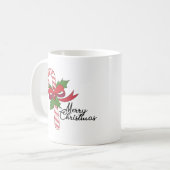 Merry Christmas Candy Cane Kaffeetasse (Vorderseite Links)