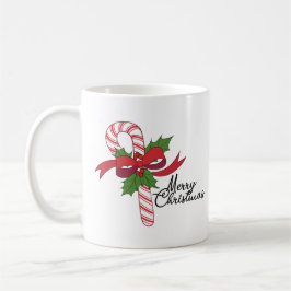 Merry Christmas Candy Cane Kaffeetasse