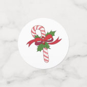 Merry Christmas Candy Cane Konfetti (Klein Vorderseite)