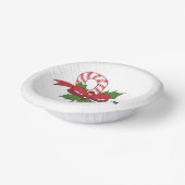 Merry Christmas Candy Cane Pappteller (Gewinkelt)