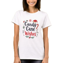 Merry Christmas Candy Cane T-Shirt