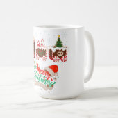 Merry Christmas Candy Train Kaffeetasse (VorderseiteRechts)