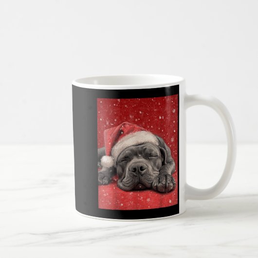 Merry Christmas Cane Corso  Kaffeetasse (Rechts)