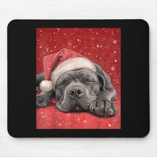 Merry Christmas Cane Corso Mousepad (Vorne)