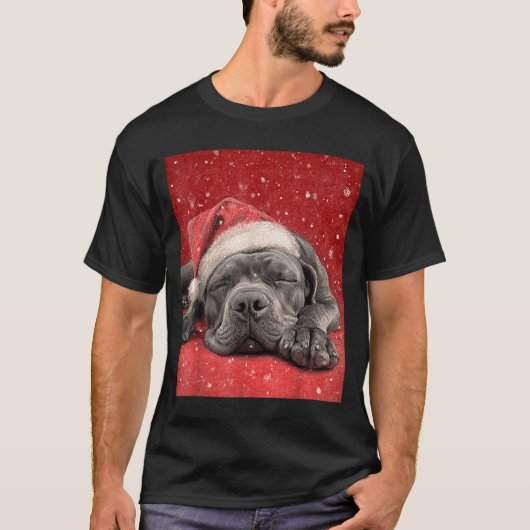 Merry Christmas Cane Corso  T-Shirt (Vorderseite)
