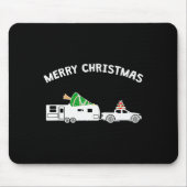 Merry Christmas - Caravan Camper Rv Trailer Christ Mousepad (Vorne)