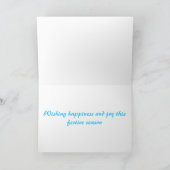 Merry Christmas - Card Feiertagskarte (Innenseite)