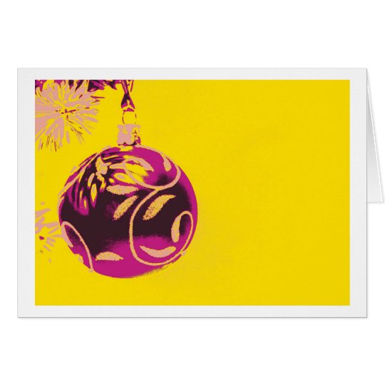 Merry Christmas Card Pop Art Karte