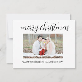 MERRY CHRISTMAS CARDS SIMPLE  FEIERTAGSKARTE