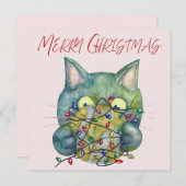 Merry Christmas Cat (Vorne/Hinten)