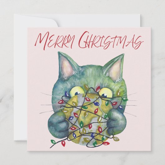 Merry Christmas Cat (Vorderseite)