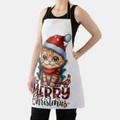 Merry Christmas Cat 2025 Schürze (InSitu)
