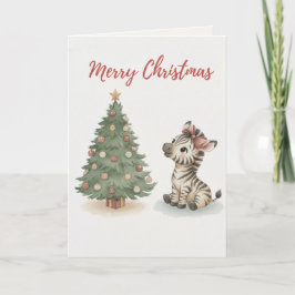 Merry Christmas Cat Card Cute Cat Tangled Karte