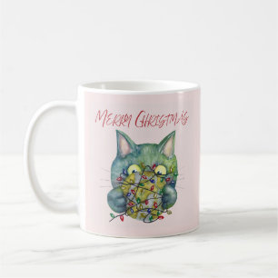 Merry Christmas Cat Kaffeetasse