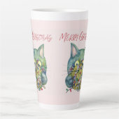 Merry Christmas Cat Milchtasse (Vorderseite)