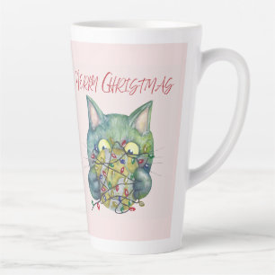 Merry Christmas Cat Milchtasse