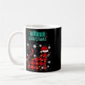 Merry Christmas Cat Plaid Graphic For Cat Lover Kaffeetasse (Links)