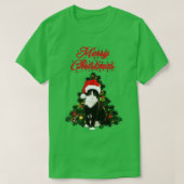 MERRY CHRISTMAS CAT T-Shirt (Design vorne)