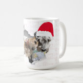 Merry Christmas cats and dogs mug Kaffeetasse (VorderseiteRechts)