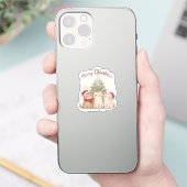 Merry Christmas Cats Sticker (Telefon)