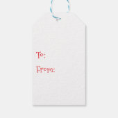 Merry Christmas Chicken Geschenkanhänger (Rückseite)