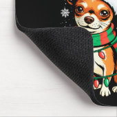 Merry Christmas Chihuahua Mousepad (Ecke)
