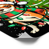 Merry Christmas Chihuahua  Poster (Ecke)