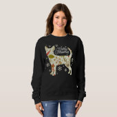 Merry Christmas Chihuahua Sweatshirt (Vorne ganz)