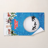 Merry Christmas Chihuahuas Badhandtuch Set (Handtuch)